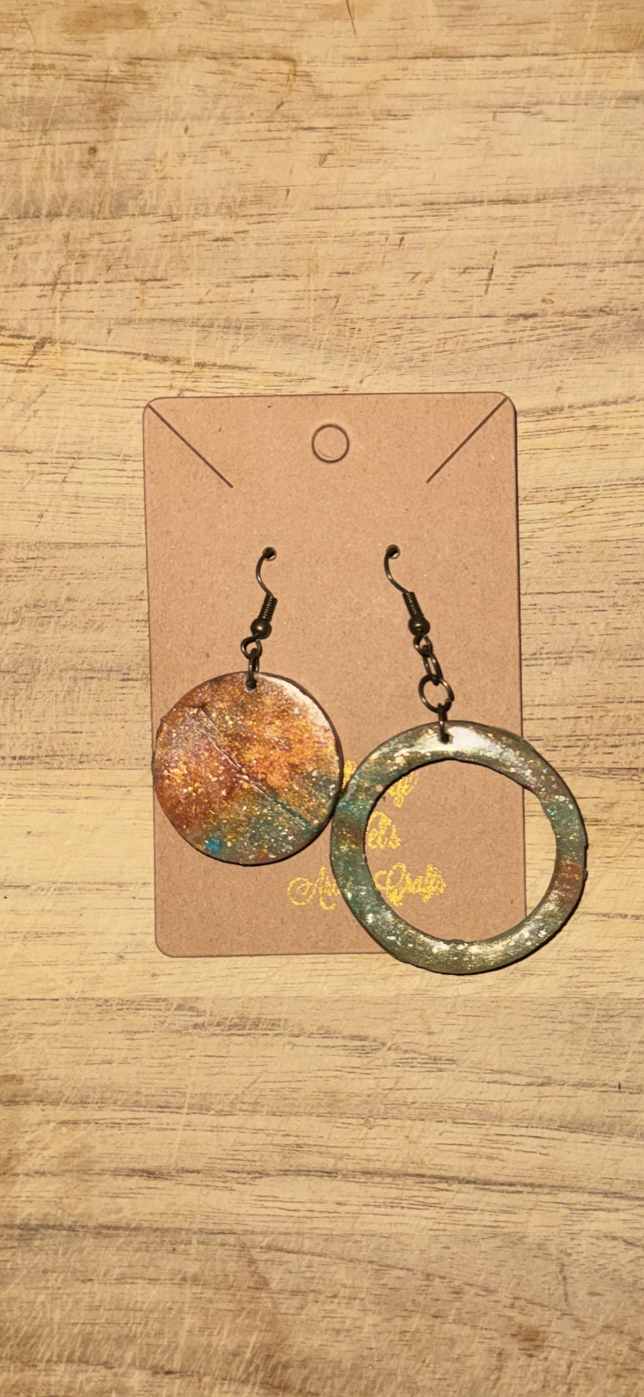 Planetary (Saturn Ring) (Venus Blue & Saturn Gold Swirl)