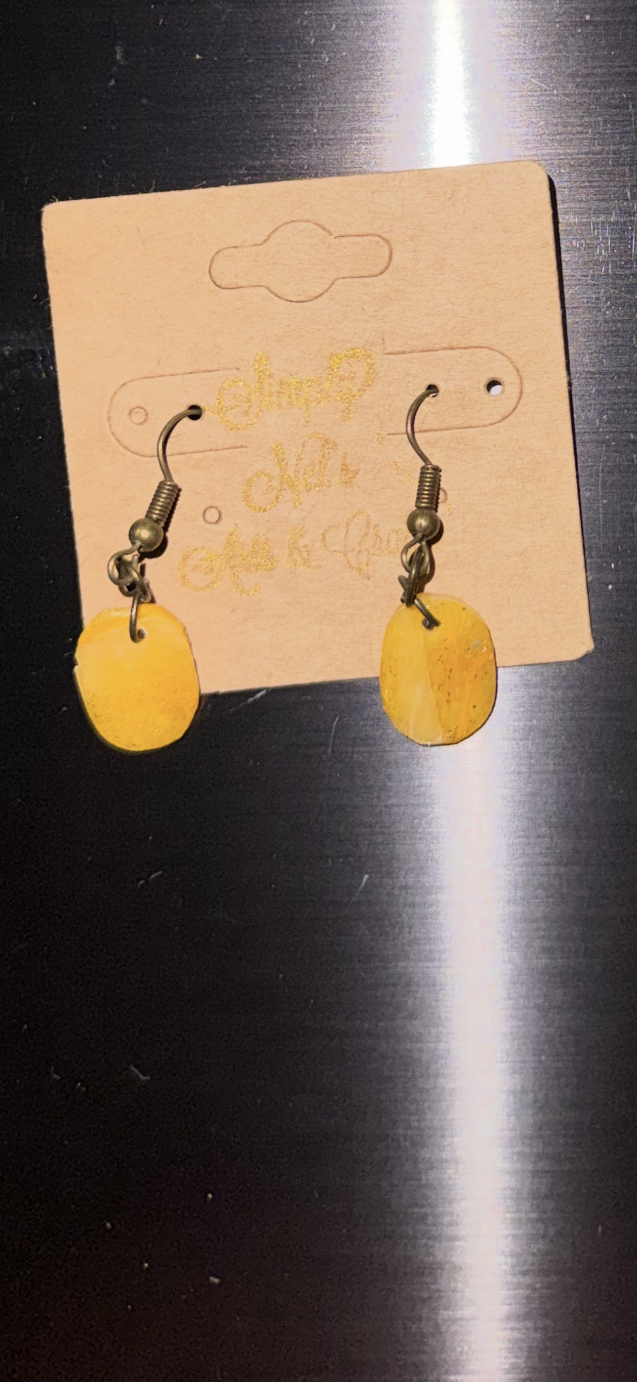 Indigenously Bare Earrings (Small Oval Studs)