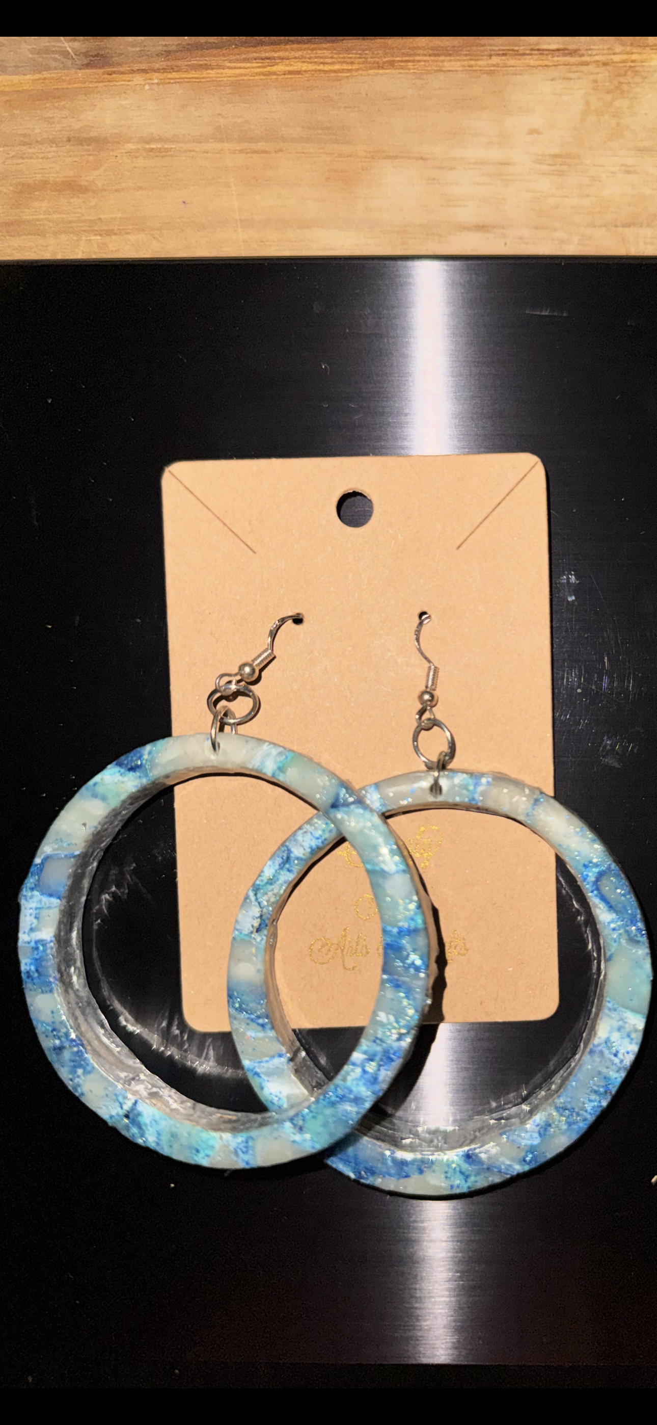 Glacier Large Hoop Earrings