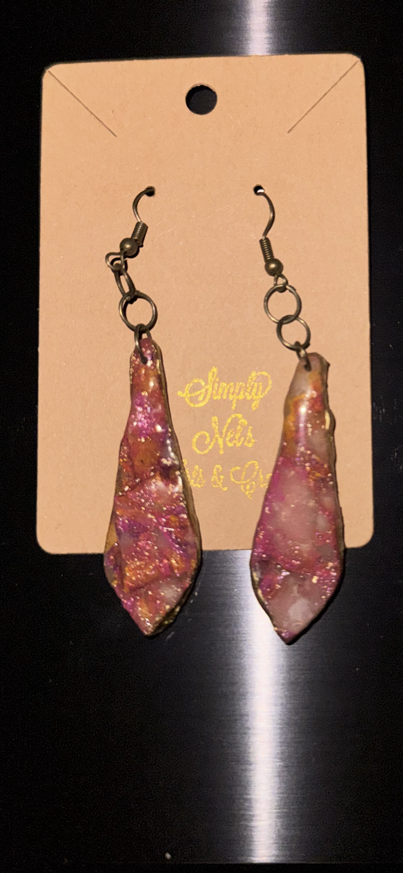 Sunset Sword Earrings