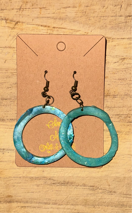 Planetary Hoops (Venus Blue)