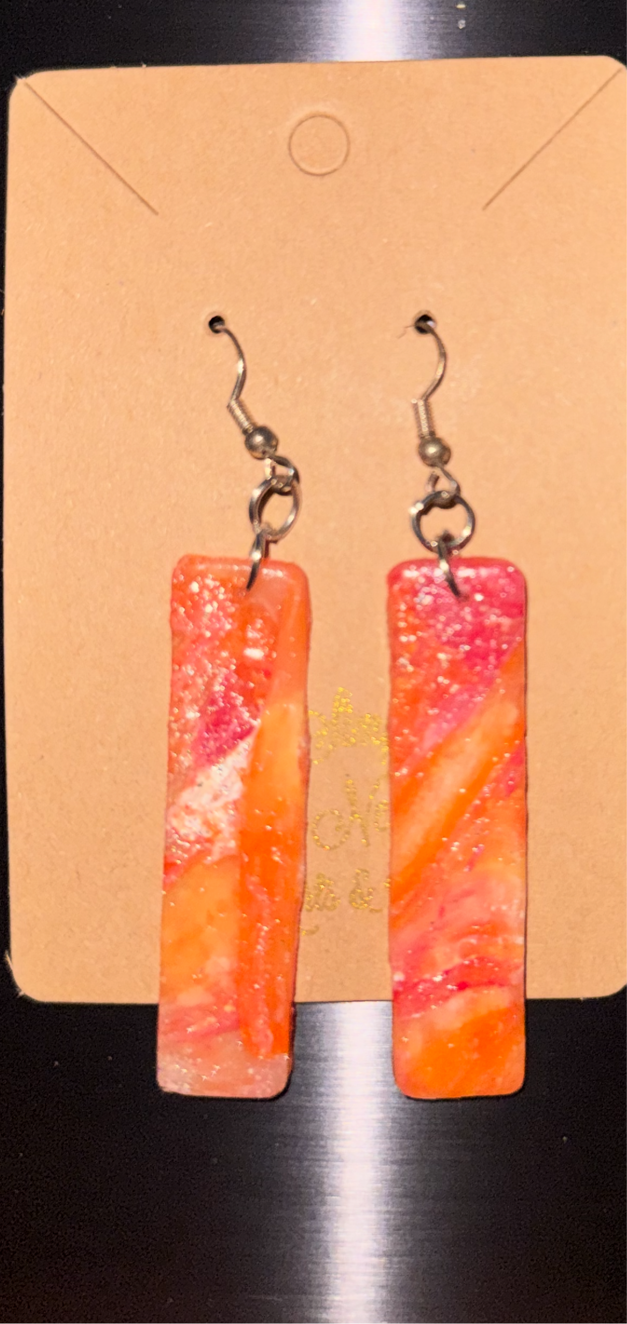 Sun-kissed Rectangle Earrings