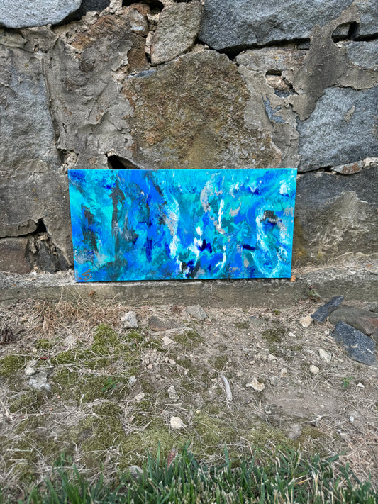 24 x 12 Abstract Painting #1