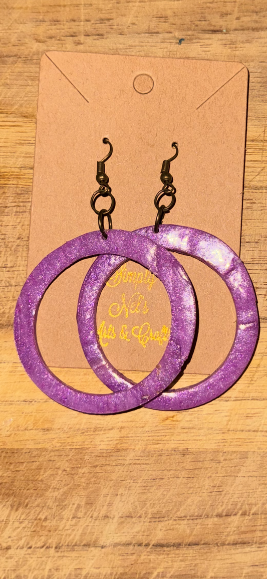 Lavender Haze Hoop Earring sets
