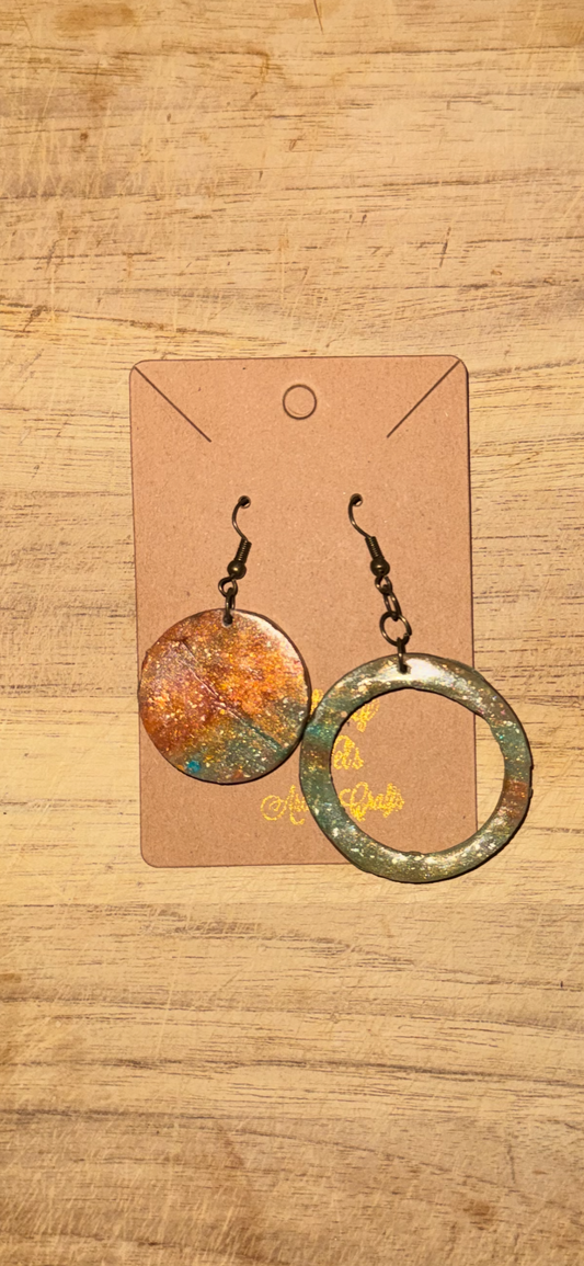 Planetary (Saturn Ring) (Venus Blue & Saturn Gold Swirl)
