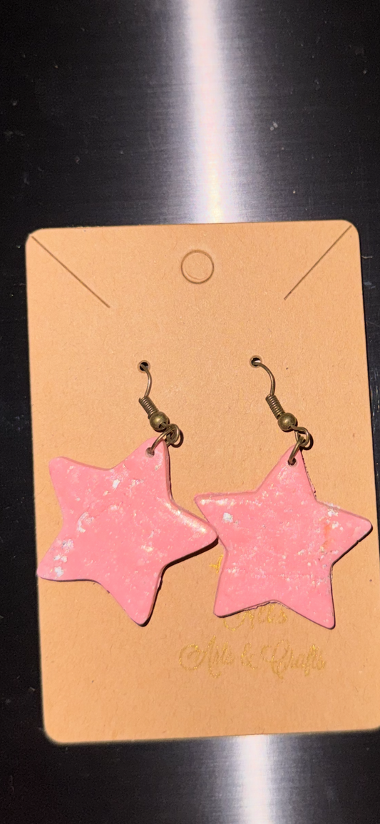 Rockstar Earrings (Medium Solid Star)