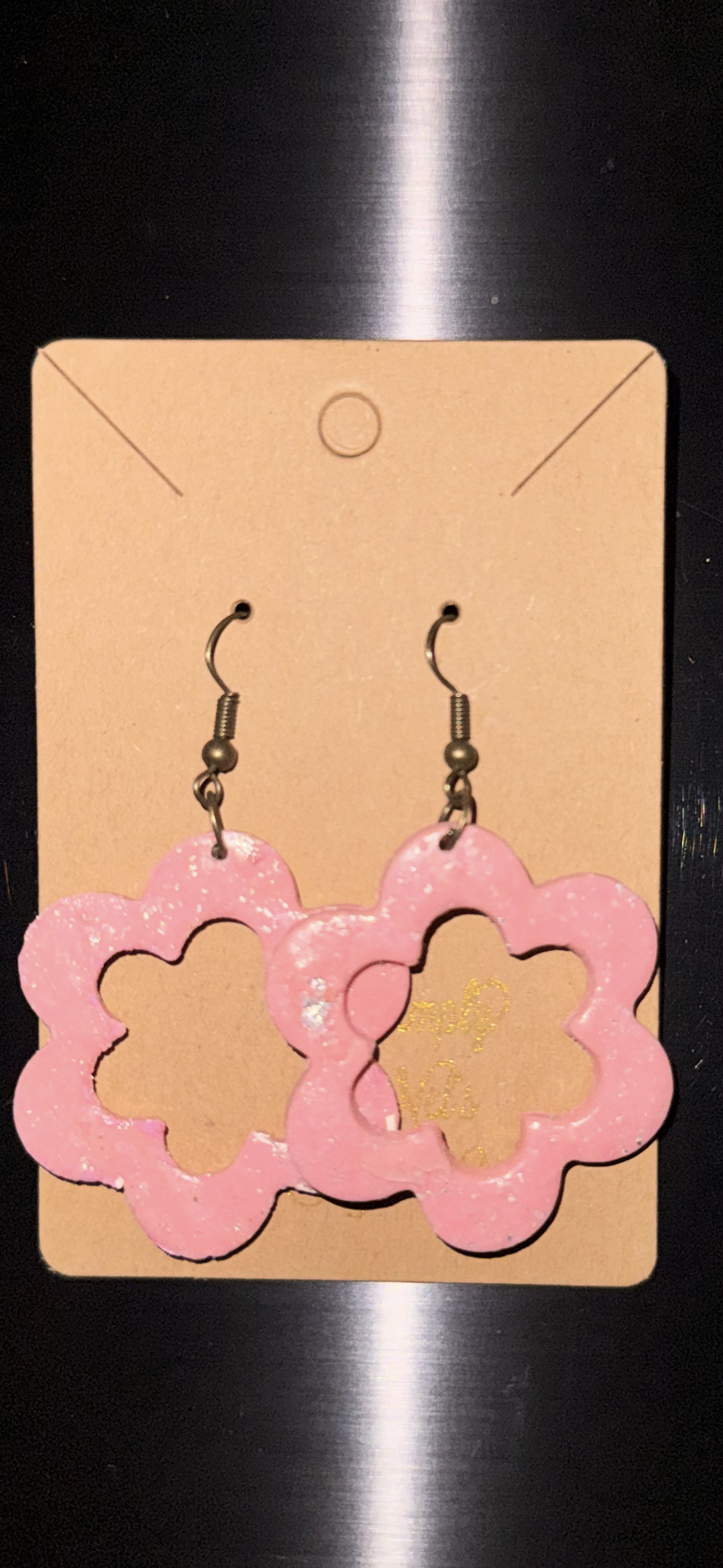 Rockstar Earrings (Medium Hollow Flower)