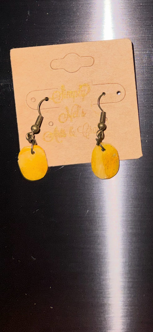 Indigenously Bare Earrings (Small Oval Studs)