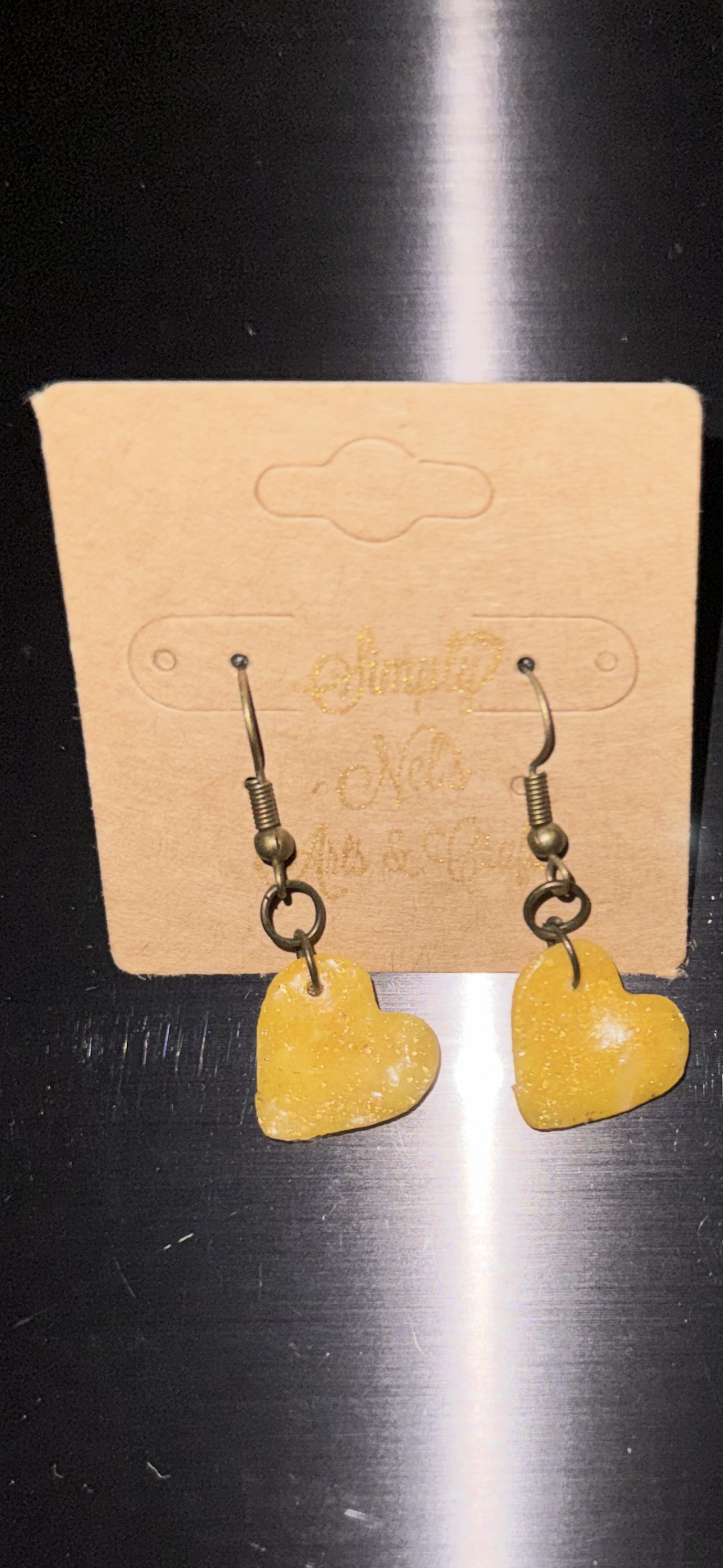 Indigenously Bare Earrings (Small Heart Studs)