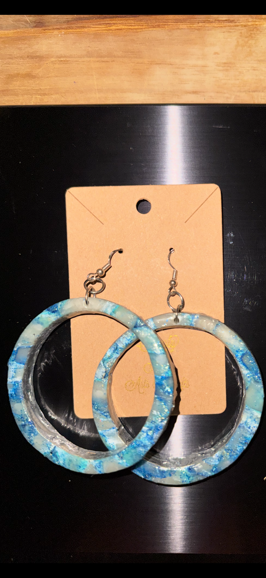 Glacier Large Hoop Earrings