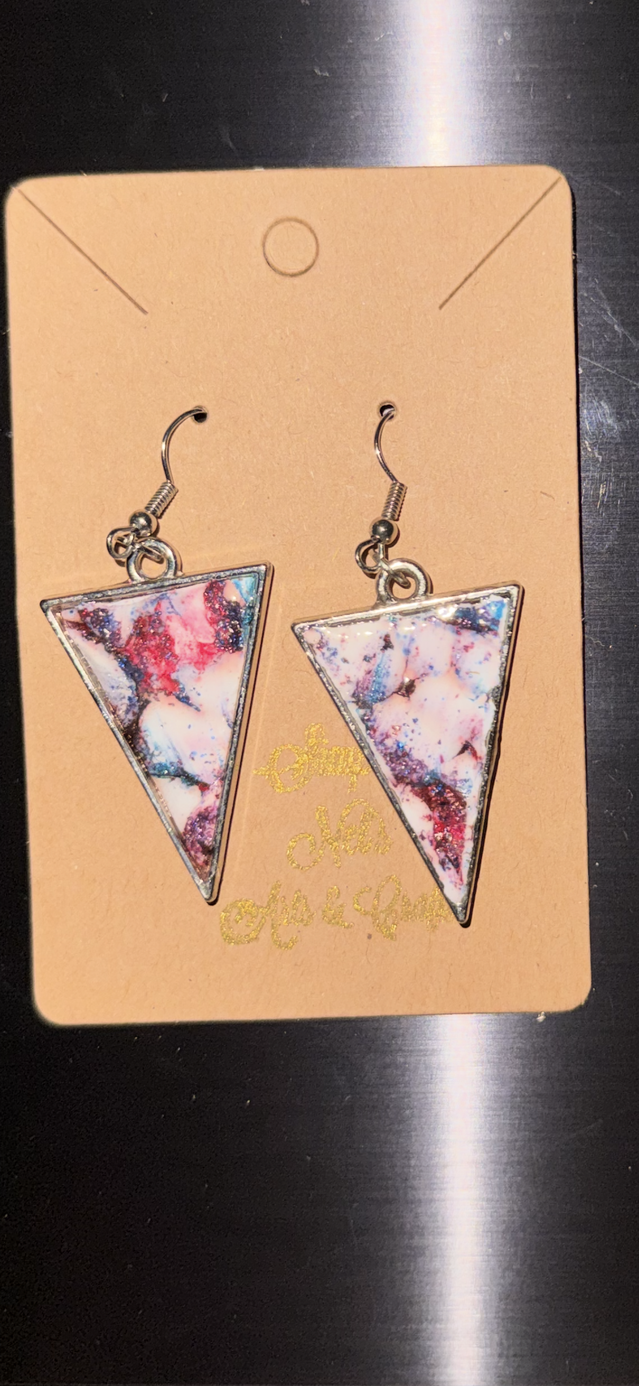 Wonderland Triangle Earrings
