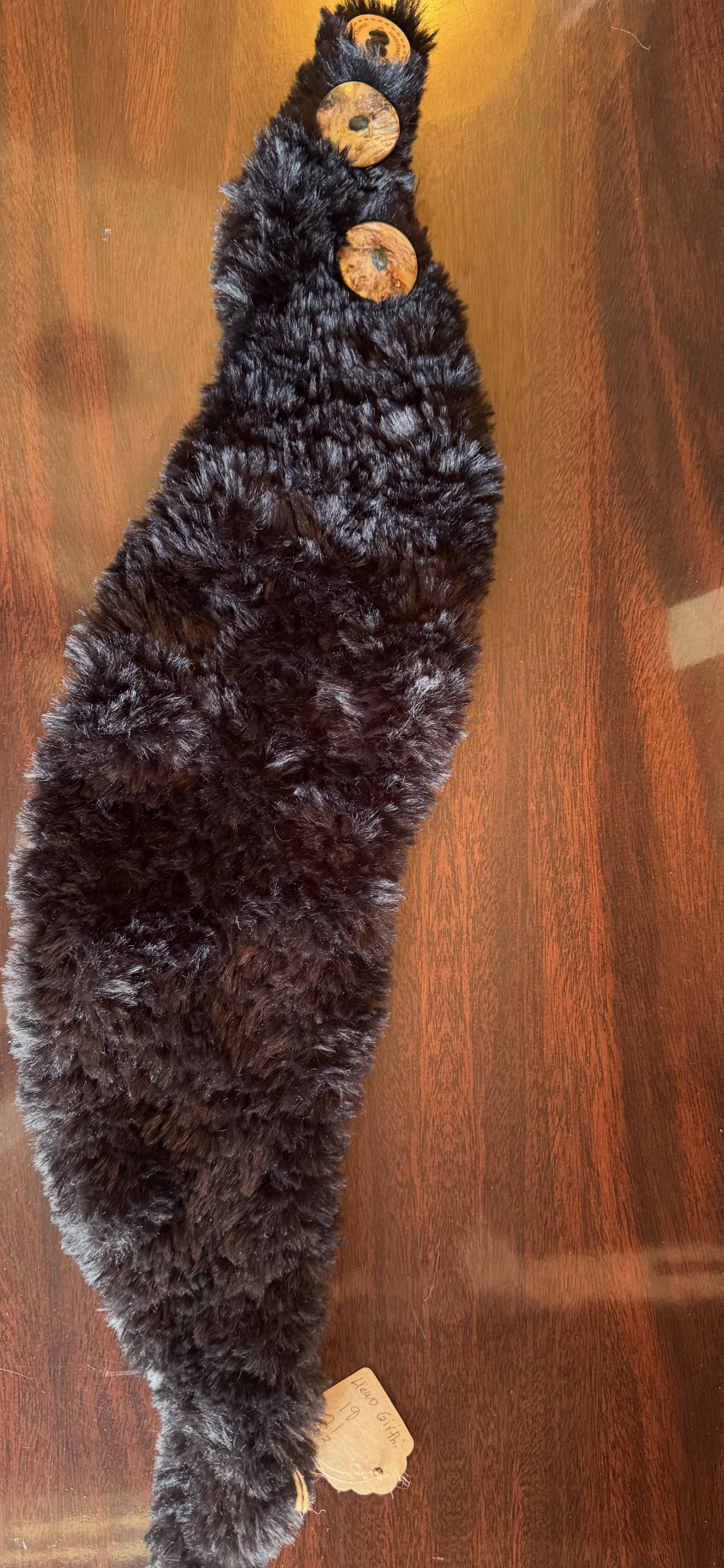Faux (Black) Fur Head Wrap