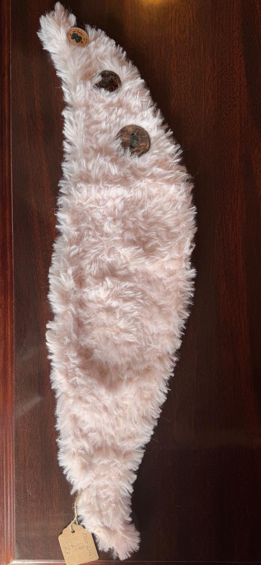 Faux (Soft Pink)Fur Head Wrap