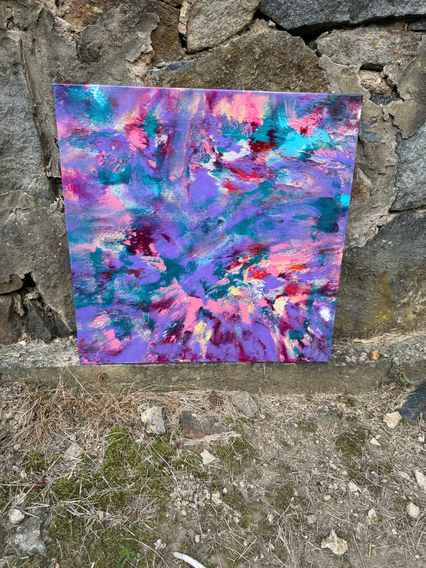 20 x 20 Abstract Painting # 3